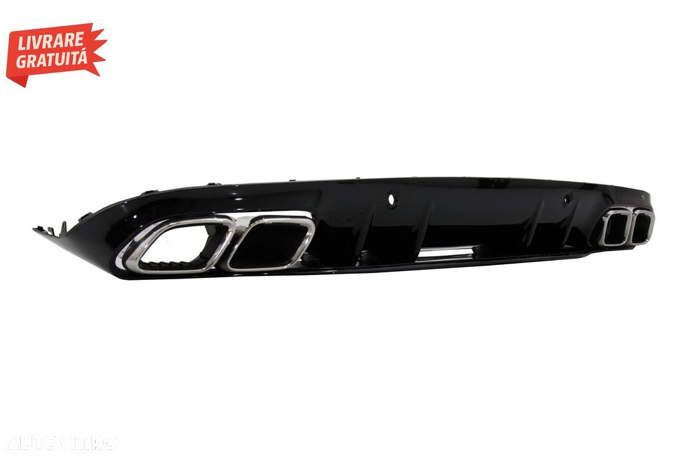 Difuzor Bara Spate MERCEDES C-Class C205 A205 Coupe Cabriolet (2014-2019) Facelift- livrare gratuita - 4