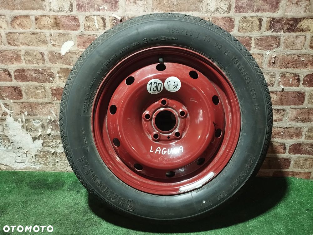 KOŁO ZAPASOWE 16" 185/65/16 ET33 5x114.4 66.1mm RENAULT LAGUNA III - 1