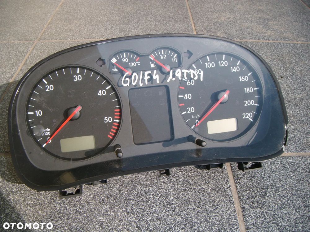 vw golf 4 1.9 tdi licznik- zegar 1j0920800e - 1