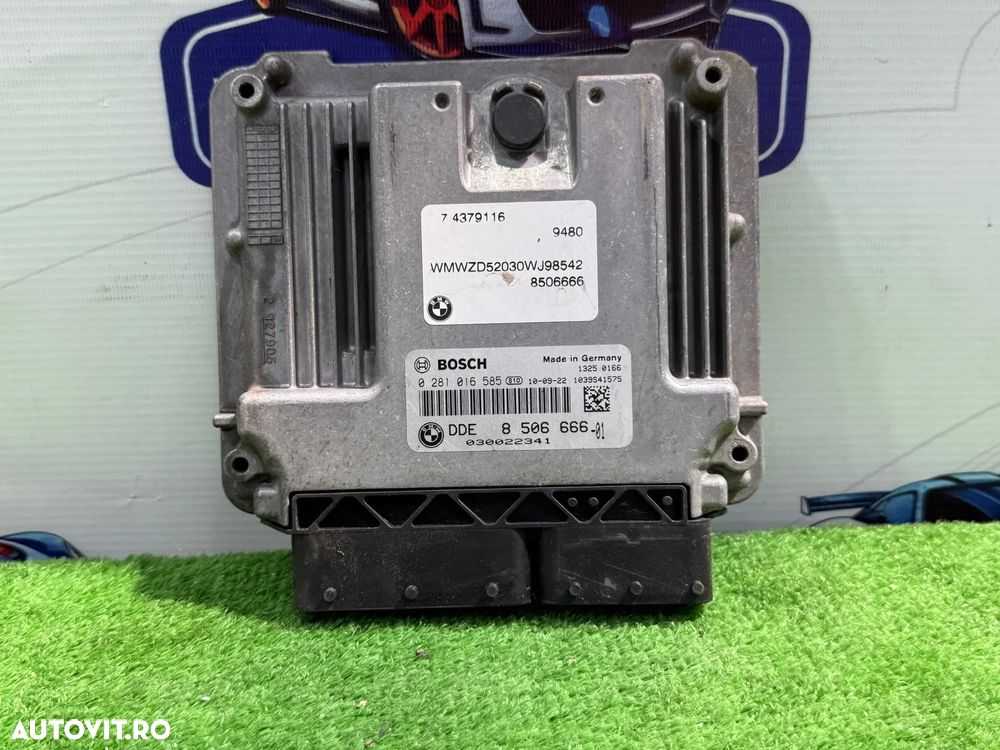 CALCULATOR MOTOR ECU MINI COOPER D ALL4 Countryman R60 1.6 DIESEL COD OEM 0281016585 850666601 8506666 2010-2016 - 1