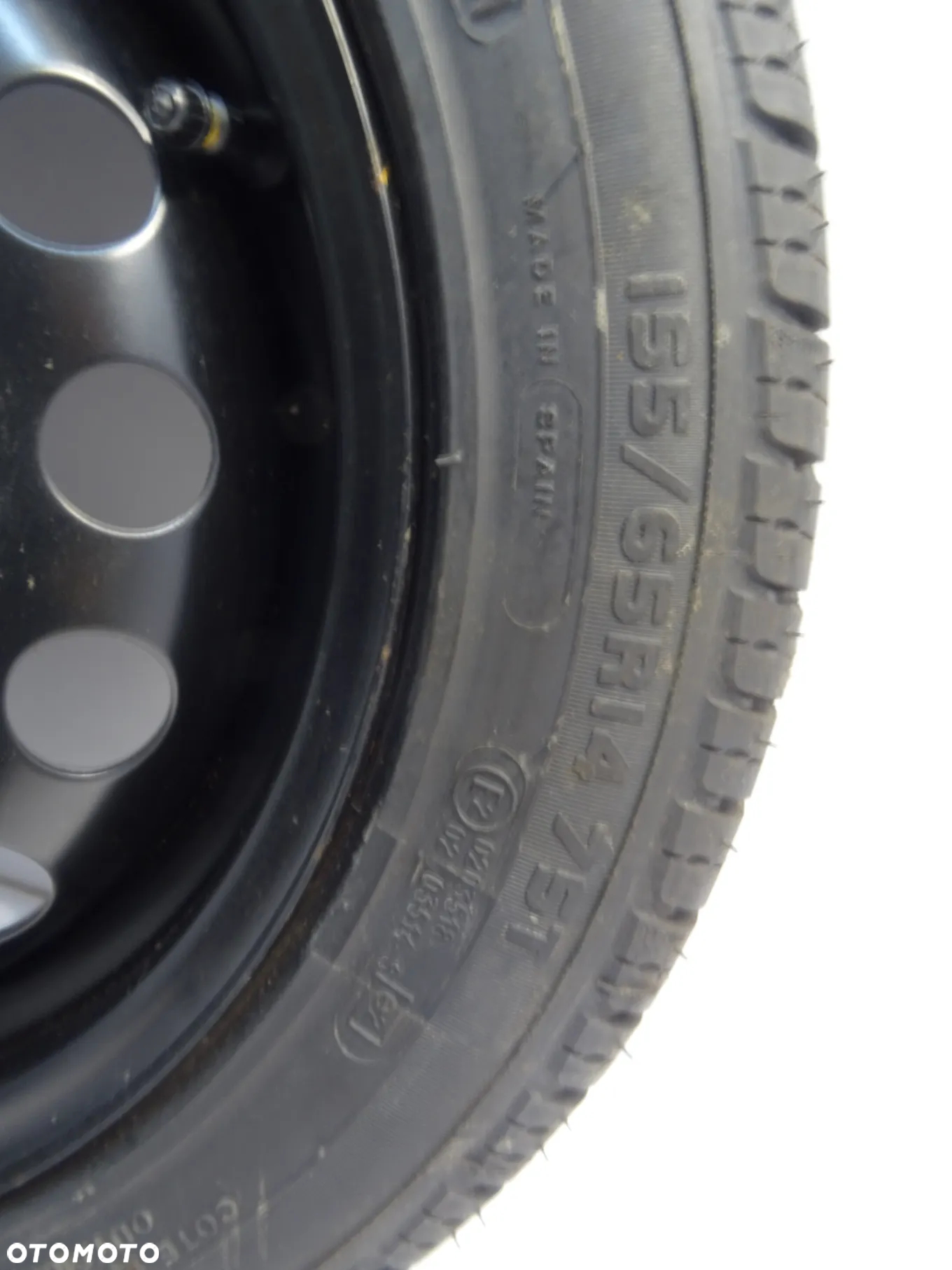 KOLO DOJAZDOWE DOJAZDOWKA TOYOTA AYGO CITROEN C1  PEUGEOT 107 2005-2014 - 3