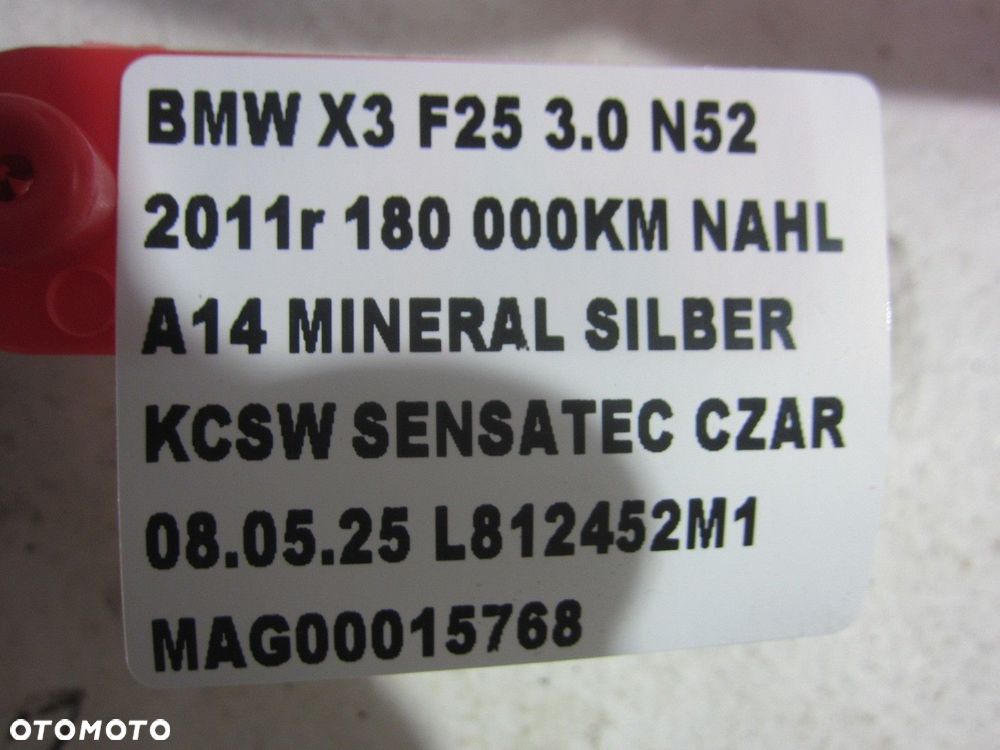 BMW X3 F25 X4 F26 51717213643 7213643 IICZ NADKOLE LEWE PRZEDNIE PRZÓD LEWY - 7