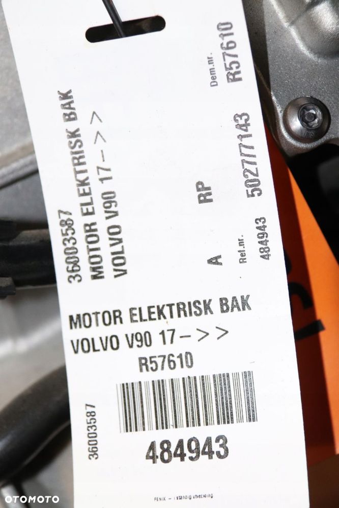 volvo v90 s90 v60 s60 2.0 t8 tylny most erad dyferencjał p1216805, 36003587 - 6