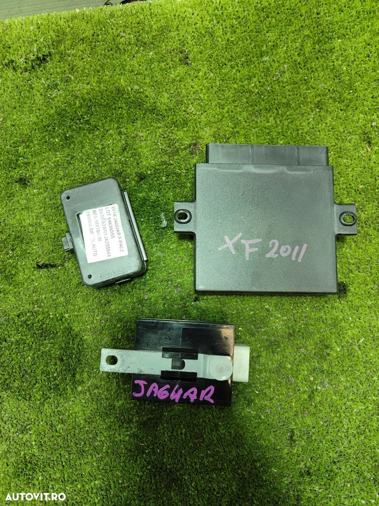 MODUL RECEPTOR KEYLESS JAGUAR F-PACE X761 2016-2020 + MODUL STERGATOR LAND ROVER DISCOVERY 3 2005-2009 + MODUL CONFORT JAGUAR XF X250 2009-2015 COD OEM 5E0760C07 FK72-15K602-BA / BJ32-17509-AD / 9W83-1560-AB - 1