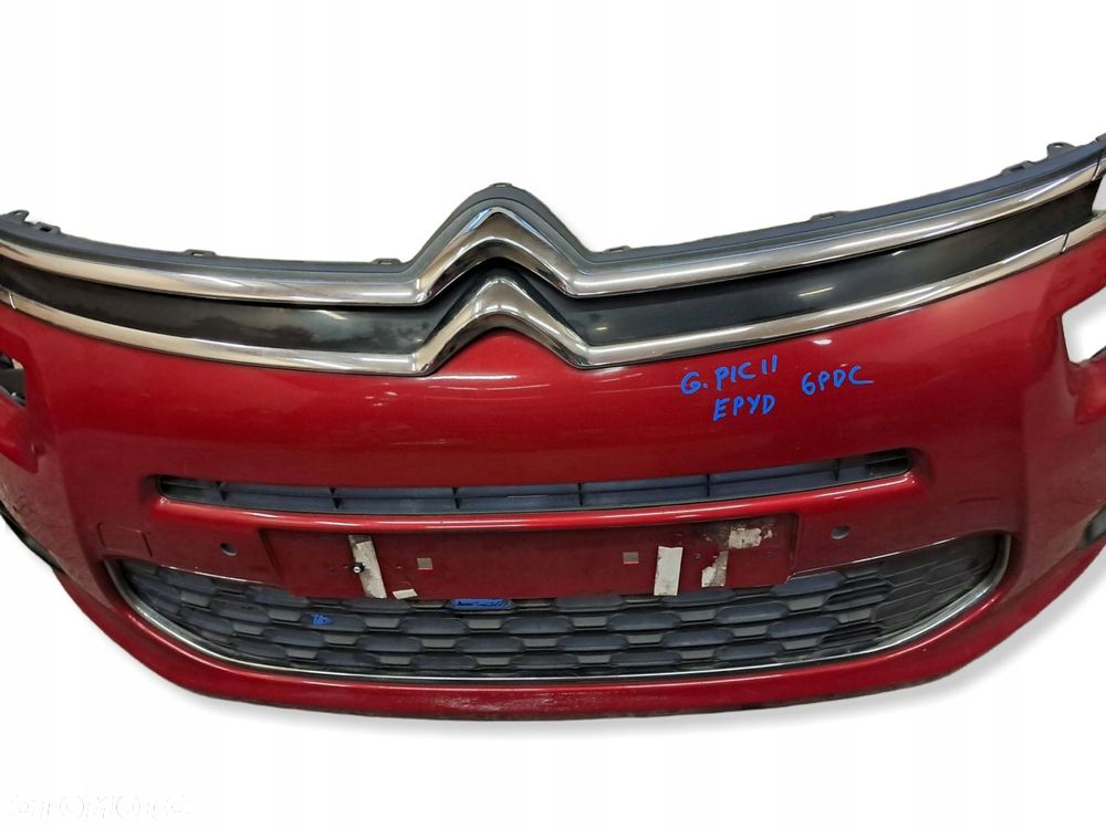 citroen c4 grand picasso ii zderzak przedni epyd pod 6 czujników pdc - 16