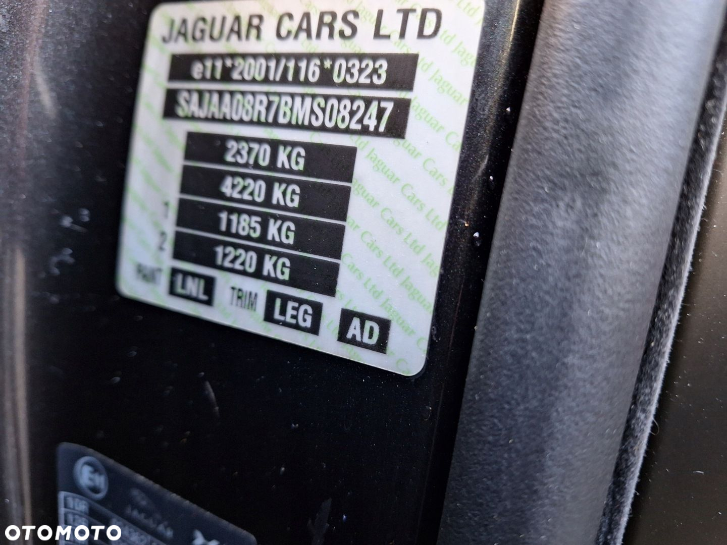 JAGUAR XF 1 I X250 07-11 SEDAN BLENDA LAMPA KAMERA TYŁ KLAPA BAGAŻNIKA LNL - 2
