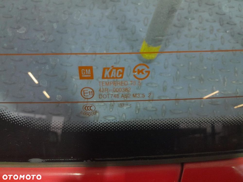 CHEVROLET SPARK III M300 09- TYLNA KLAPA BAGAŻNIKA  G6E - 10