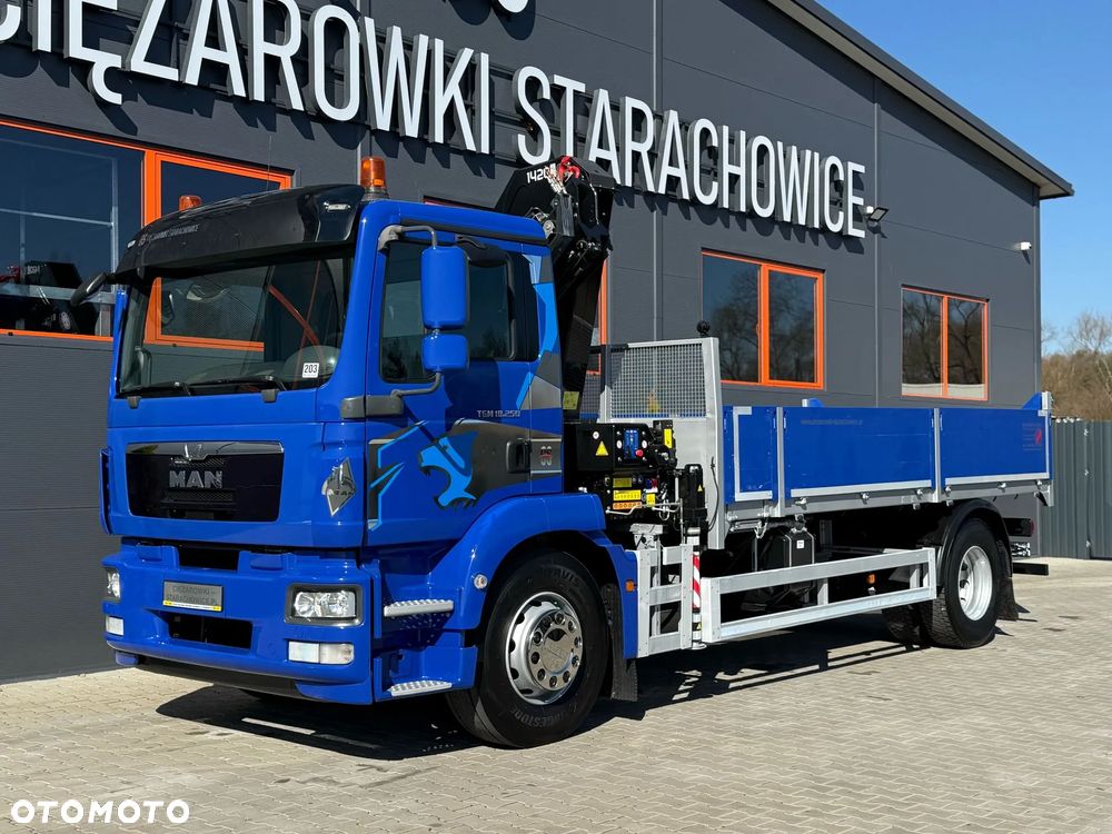 MAN TGM TGL TGS 18.250 // wywrotka // skrzynia // HDS HMF z pilotem // 4x2 // budowlanka // kiper wywrot żuraw dzwig kran crane - 3