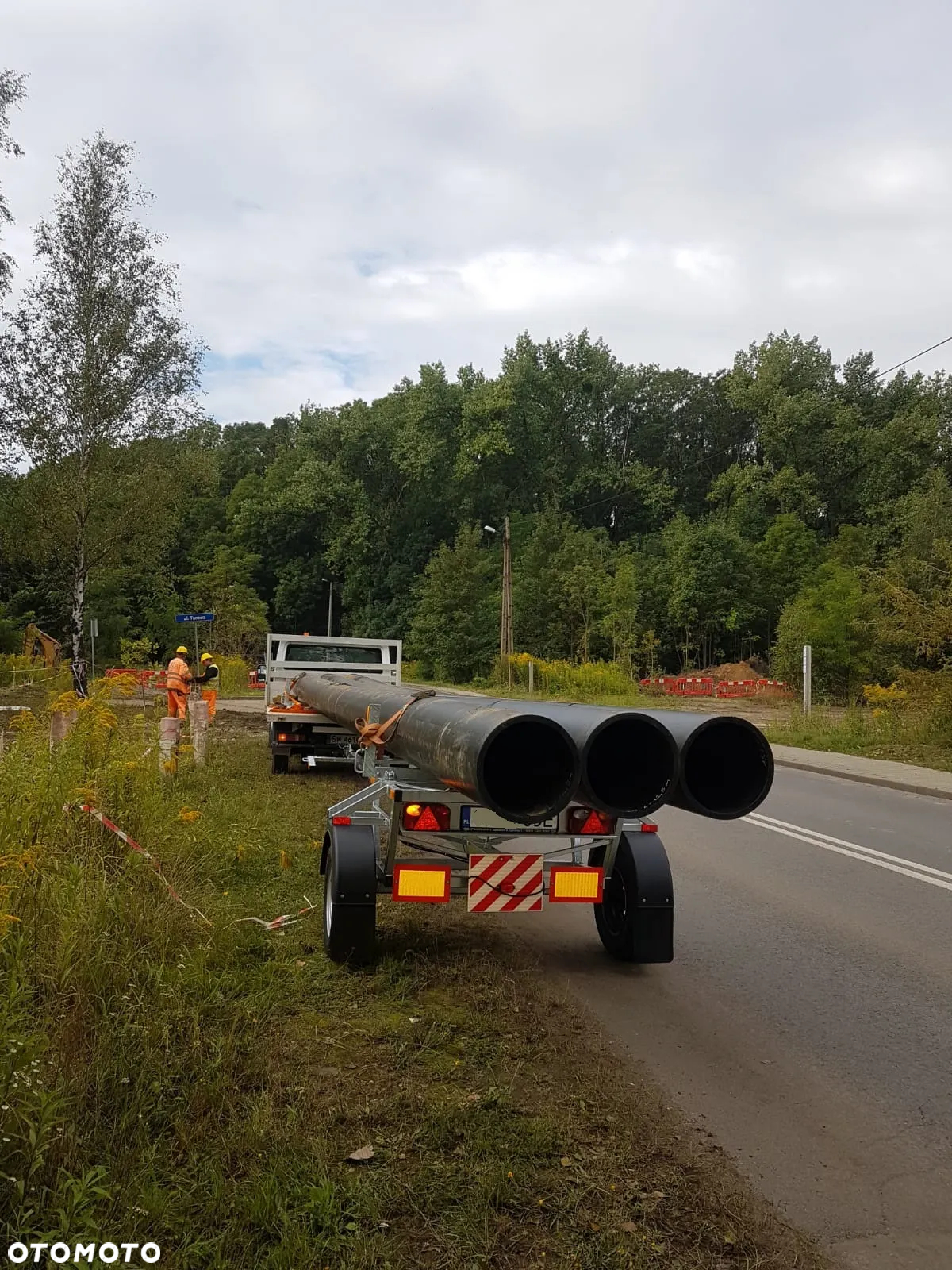 SAN-CAR Przyczepa kłonica, dłużyca lekka DMC 750kg obrotnica - 7