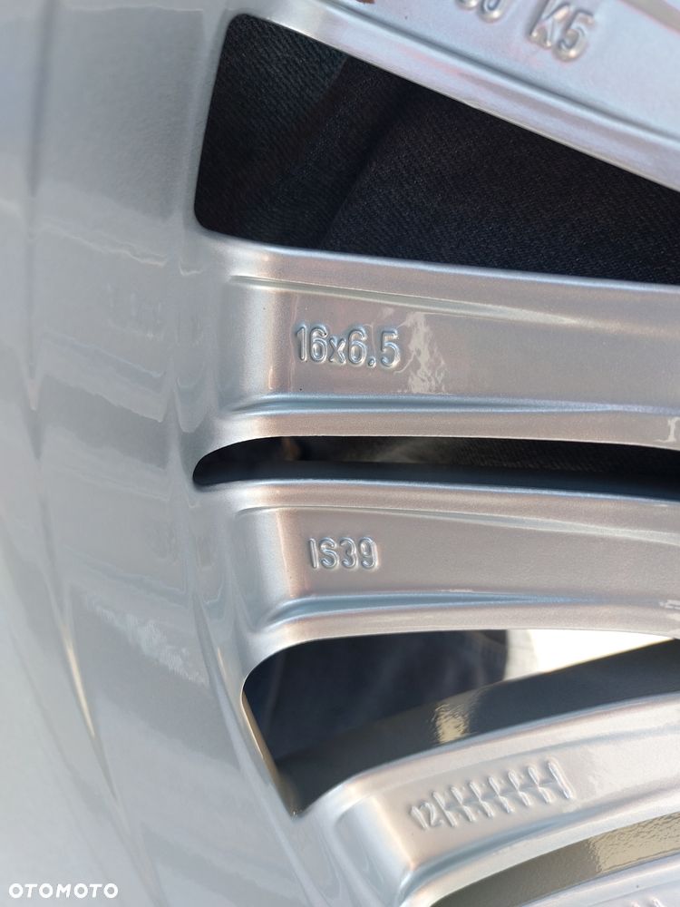 OPEL MERIVA B A ZAFIRA B ASTRA H FELGI ALUMINIOWE R16 6.5J ET39 5X110 GM ORYGINAŁ JAK NOWE! - 8