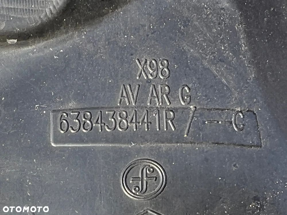 NADKOLE PRZÓD PRZEDNIE LEWE RENAULT CLIO IV 638458563R 638438441R - 9