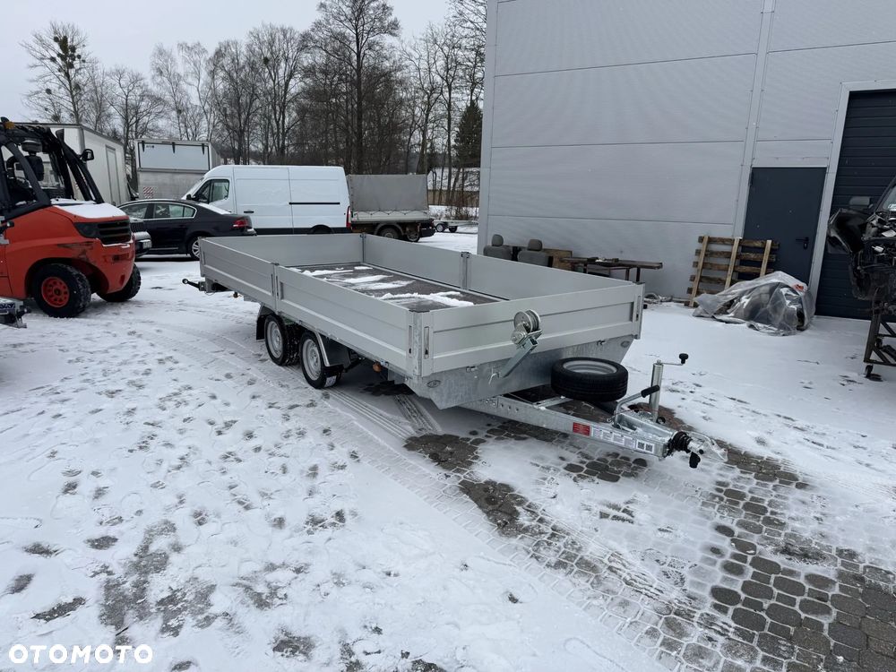 Niewiadów płaska platforma burty najazdy Atlas 2700kg nowa FV 23% - 5