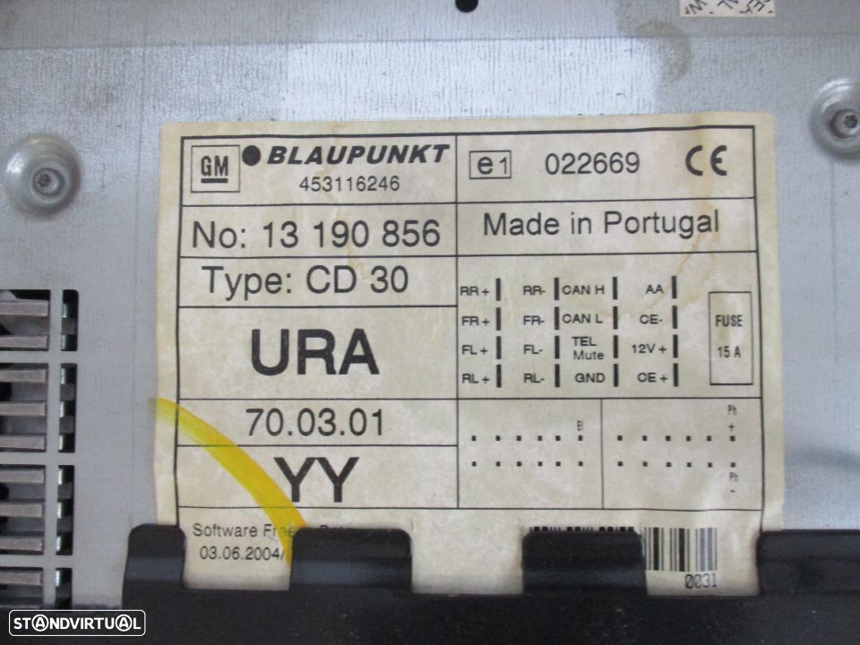 Radio Opel Astra H - 3