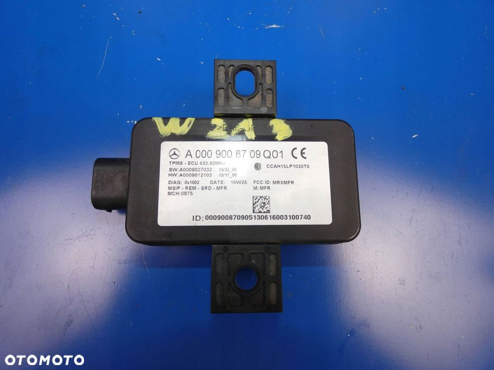 MERCEDES E KLASA W213 C W205 MODUŁ CIŚNIENIA W OPONACH - 1