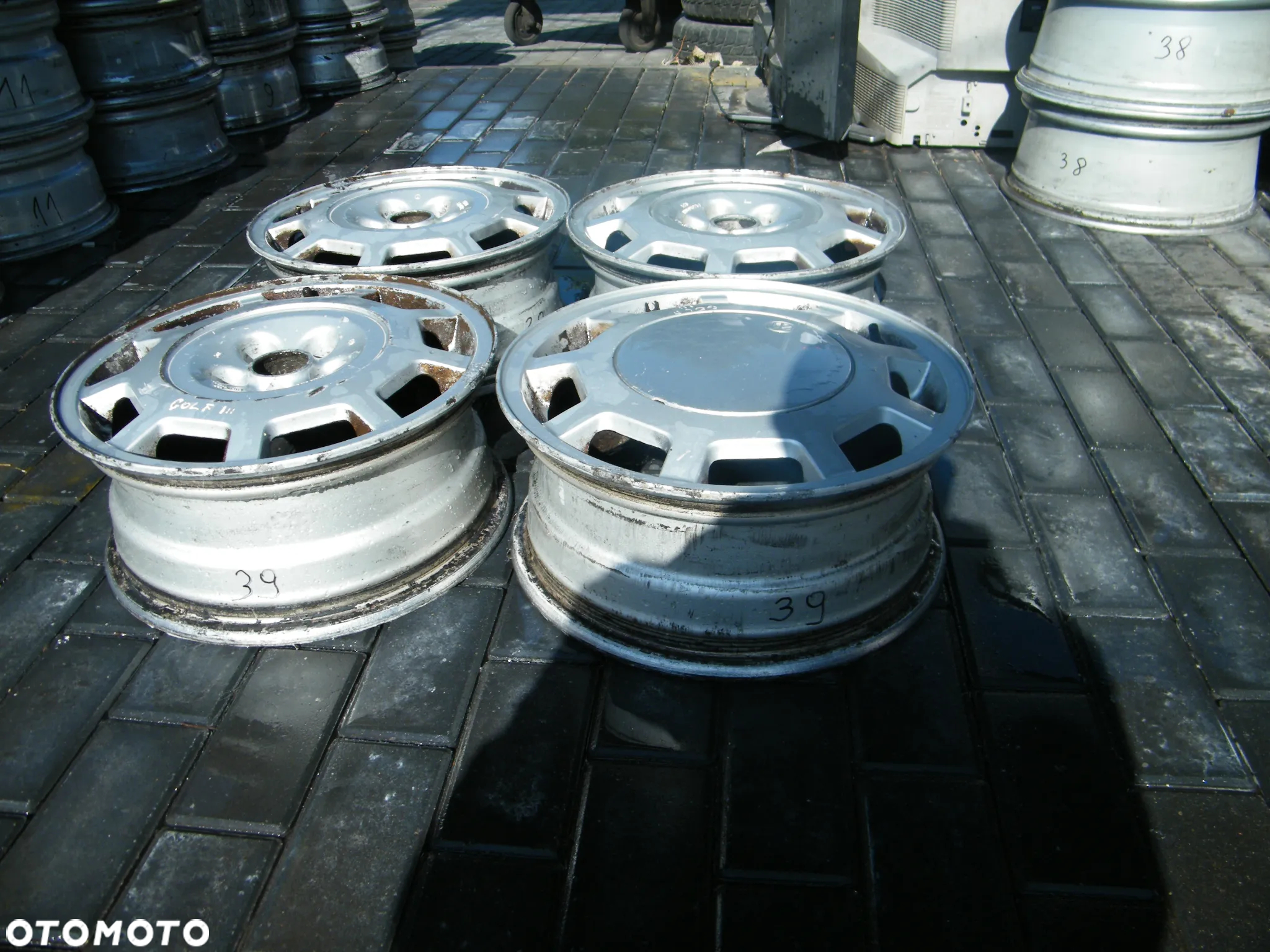 Felgi aluminiowe alufelgi komplet 5x100 ET38 / 6J x 15 otwór 57 - 6