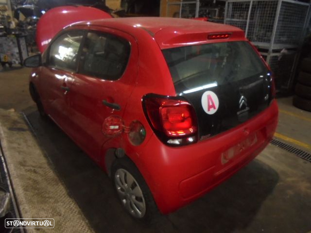 Carro MOT: 1KR  384F CFB CXVEL: C551 CITROEN C1 2 2015 1.0 VTI 69CV 5P VERMELHO GASOLINA - 10