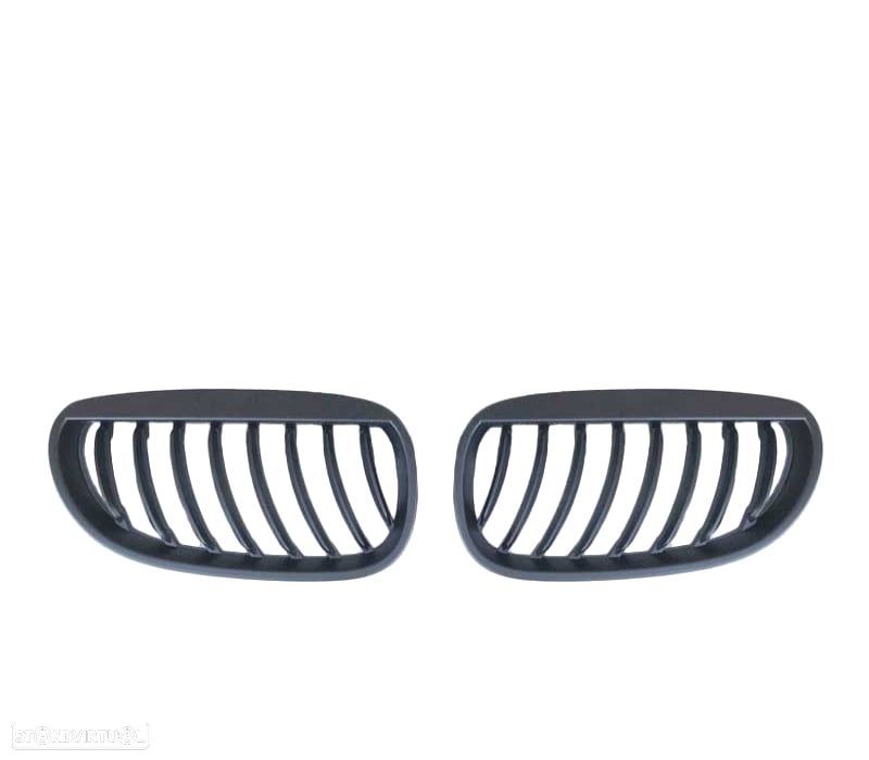 GRELHAS FRONTAIS BMW E60 03-10 PRETO - 2