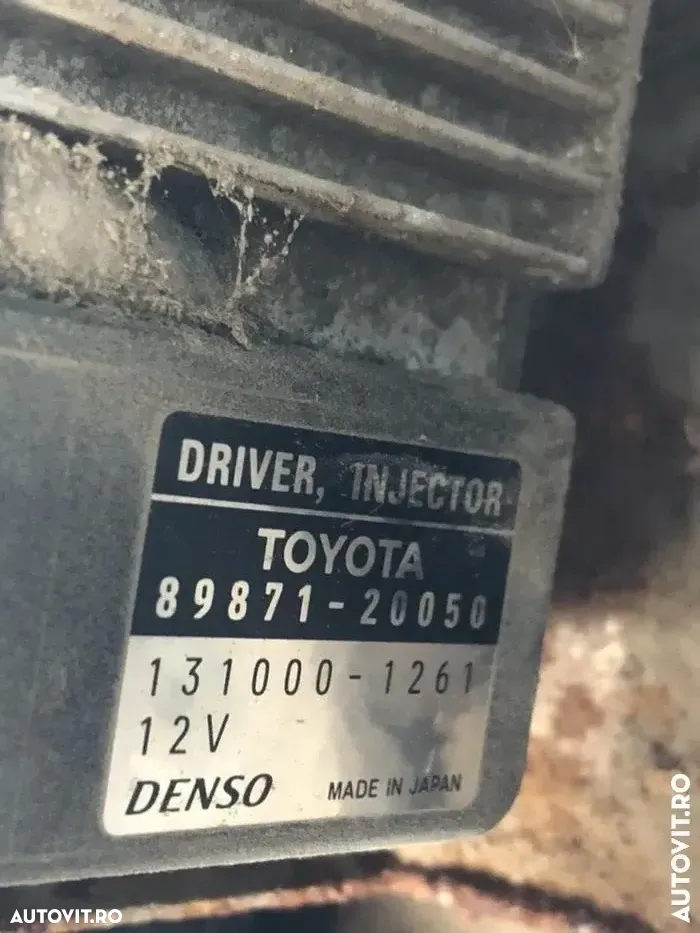 Driver injector toyota denso 4d4 rav 4 Land cruiser avensis j120 coduri  131000-1261  89871-20050 - 7