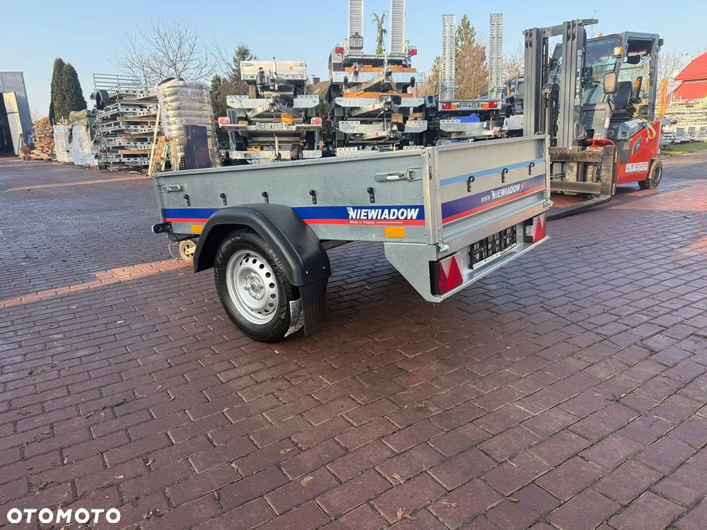 Niewiadów Przyczepa Niewiadów N417U 174x128x35cm 1 oś 750kg burty boczne 2mm Borowa MOTOMUS dostawa pod dom - 8