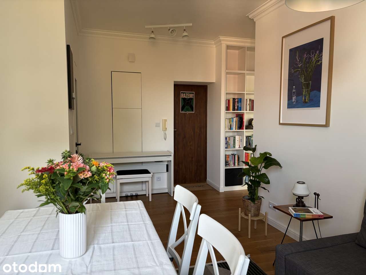 Saska Kępa | Odnowione | Klimatyzacja | 2 pokoje | Garderoba | Balkon