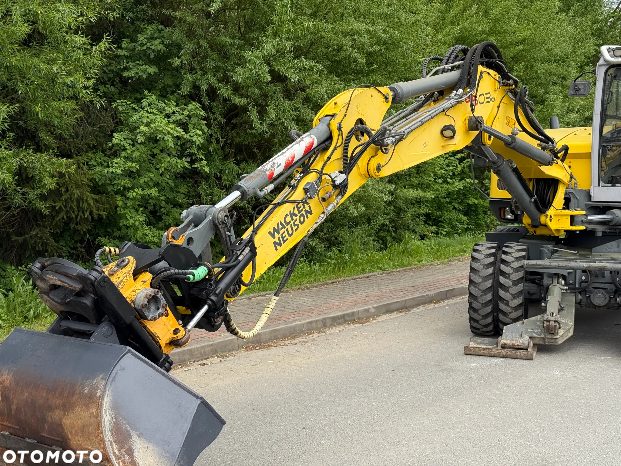 Wacker Neuson * Koparka Kołowa * Wacker Neuson 9503 * Rototilt * Bardzo Dobry Stan * - 11