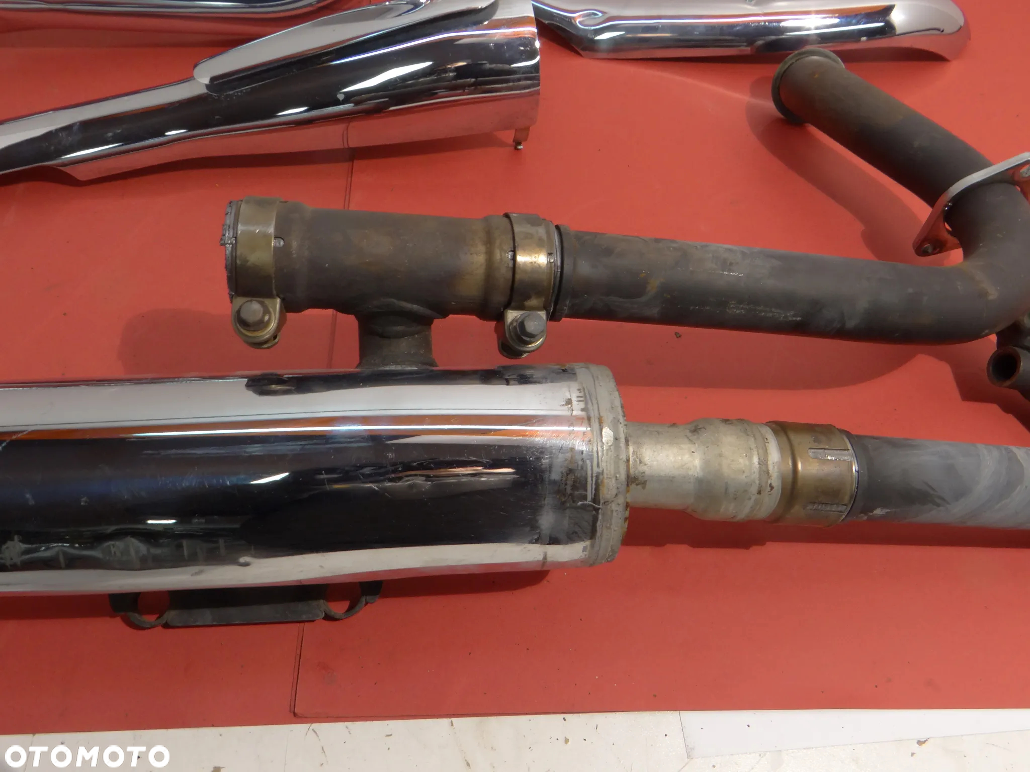 K046  Kawasaki VN 2000 VULCAN TŁUMIK WYDECH KOLEKTOR WYDECHOWY 2004-2009 KAW4662000 - 23