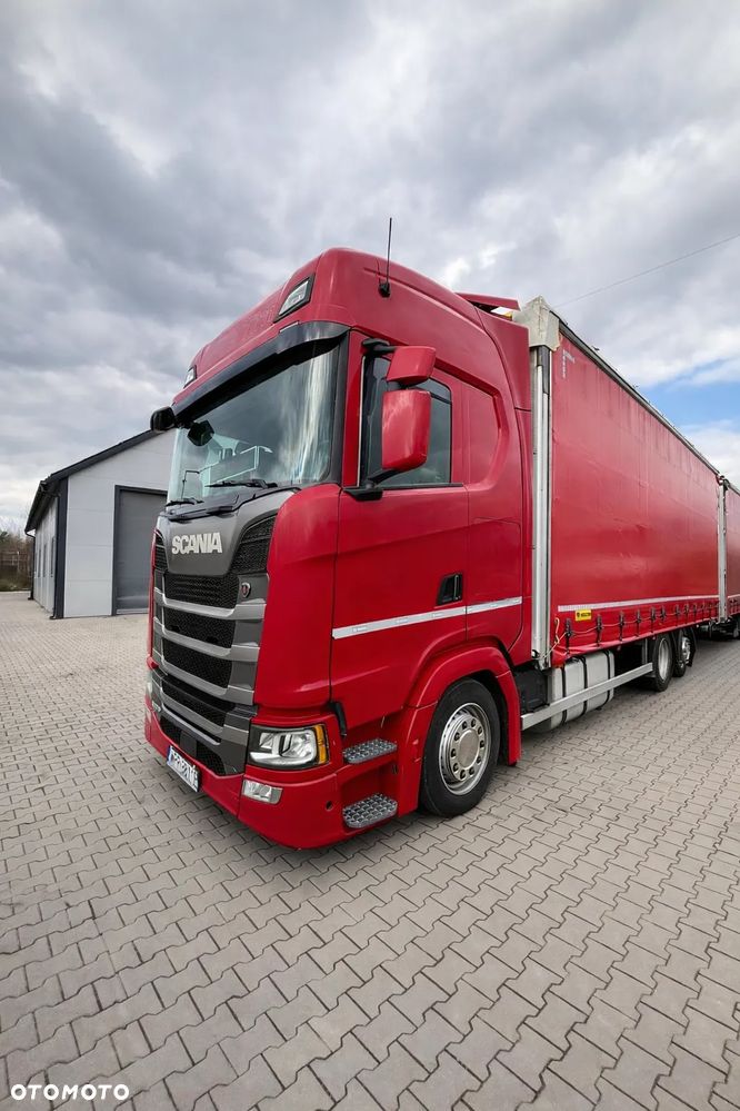 Scania S500 Tandem 2021 + Wielton | Zestaw przestrzenny |Podnoszona oś - 6