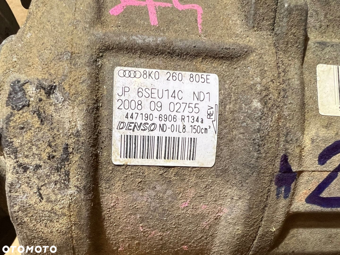 AUDI A4 B8 A5 8T SPRĘŻARKA KOMPRESOR KLIMATYZACJI 8K0260805E - 11