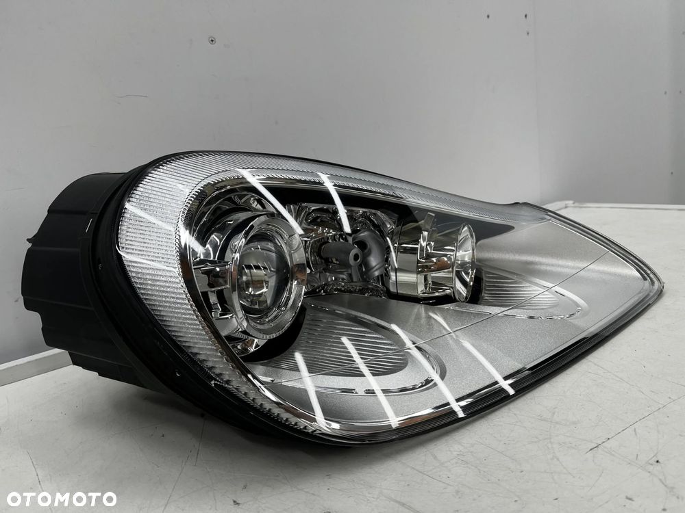 Lampa reflektor Porsche Cayenne 7L 9P Lift 07-10r. prawa przednia XENON EU KSENON oryginalna EUROPA - 2