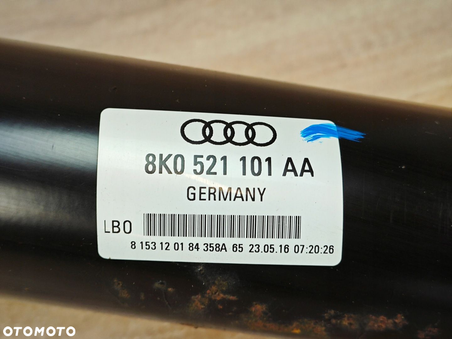 ORYGINALNY WAŁ NAPĘDOWY AUDI A5 8T LIFT 2.0 TDI 8K0521101AA 14km - 6
