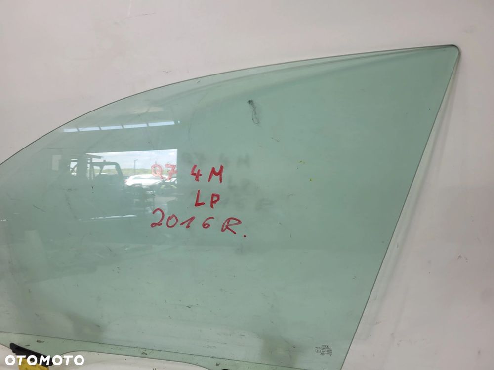 SZYBA BOCZNA DRZWI LEWY PRZÓD AUDI Q7 4M 4M0845021 2016 ROK - 3