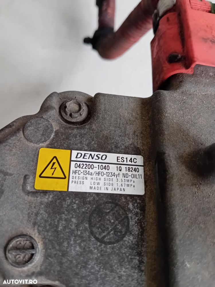 Compresor Clima AC Toyota Yaris Prius Verso Motor 1.5 Benzina Hybrid X1NZ An 2015-20 Cod 042200-1040 - 7
