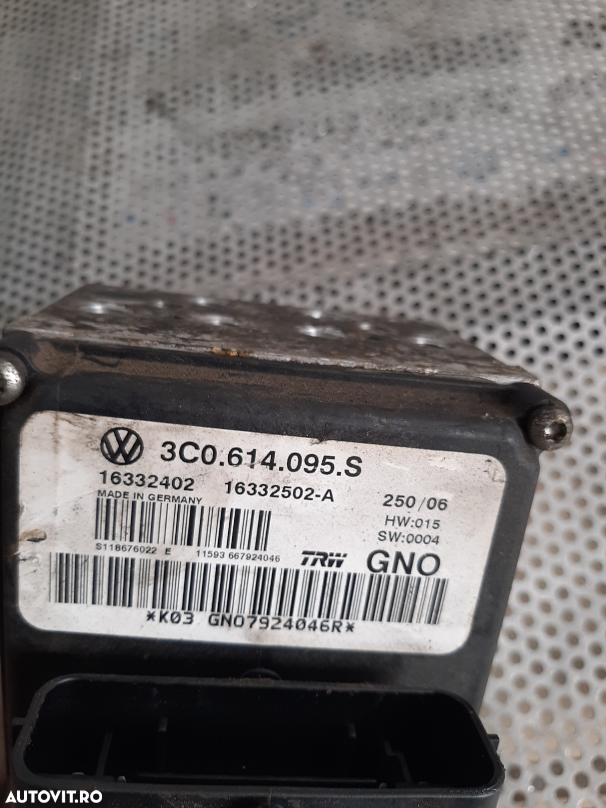 Modul Pompa Unitate ABS Vw Passat B6 Volan Stanga An 2005-2006-2007-2008-2009-2010-2011 Cod 3C0614095S - 4