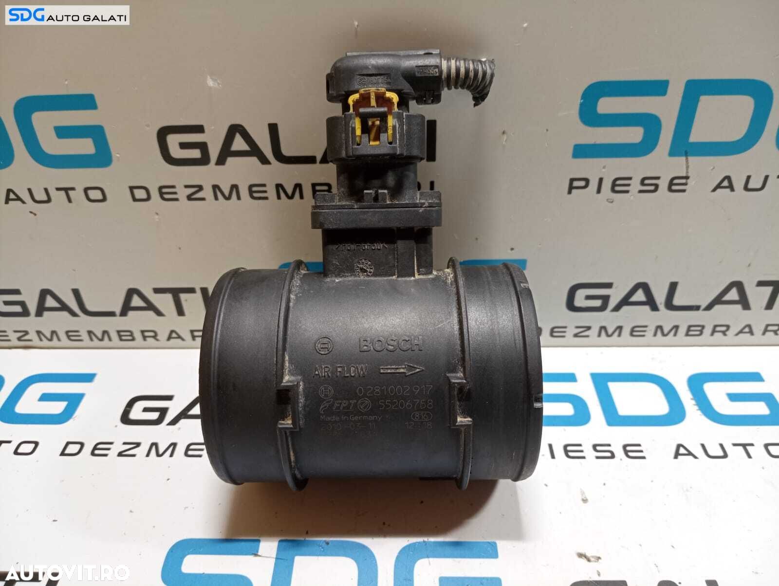 Senzor Debitmetru Aer Lancia Delta 1.6 JTD 2008 - 2014 Cod 55206758 0281002917 [M7321] - 1