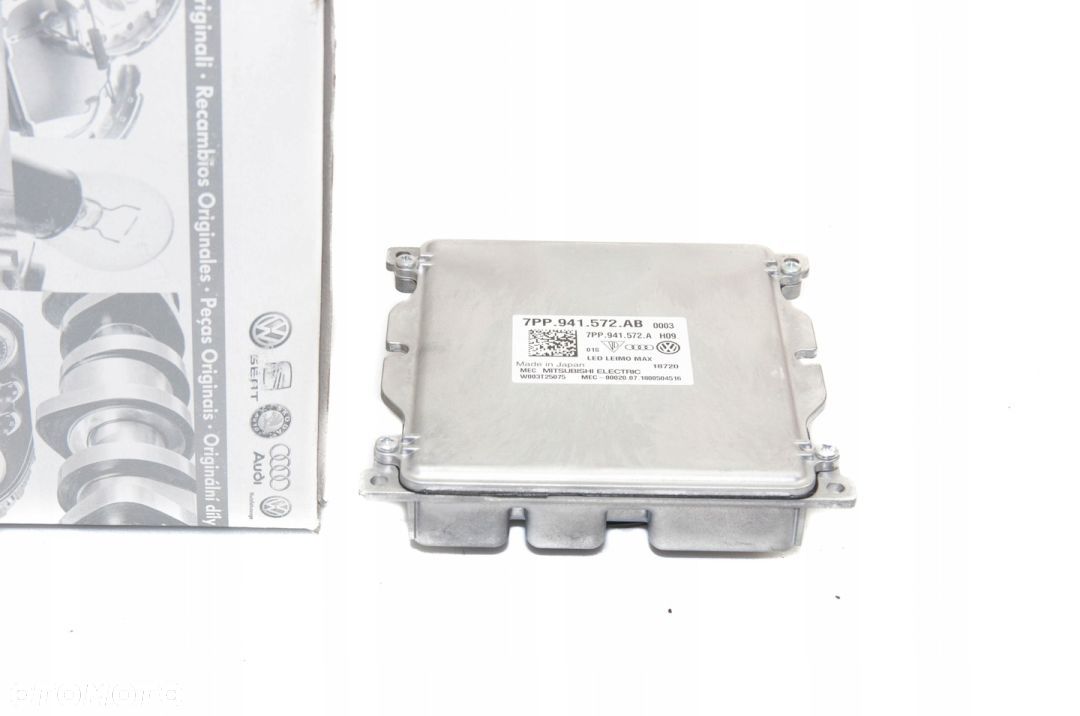 MODUŁ LED PRZETWORNICA AUDI VW PORSCHE 7PP941572AB OE NOWA - 1
