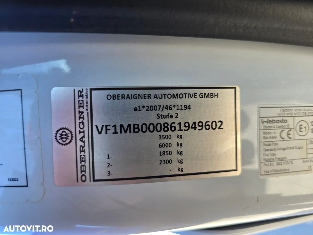 Renault Master 4x4 WEBASTO 7 Locuri+BENA - 26