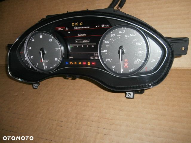 LICZNIK AUDI A6 C7 S6 4G0920981M ACC DISTRONIC NIGHT VISION MONTAŻ OCHRONA KOMPONENTU BENZYNA - 4