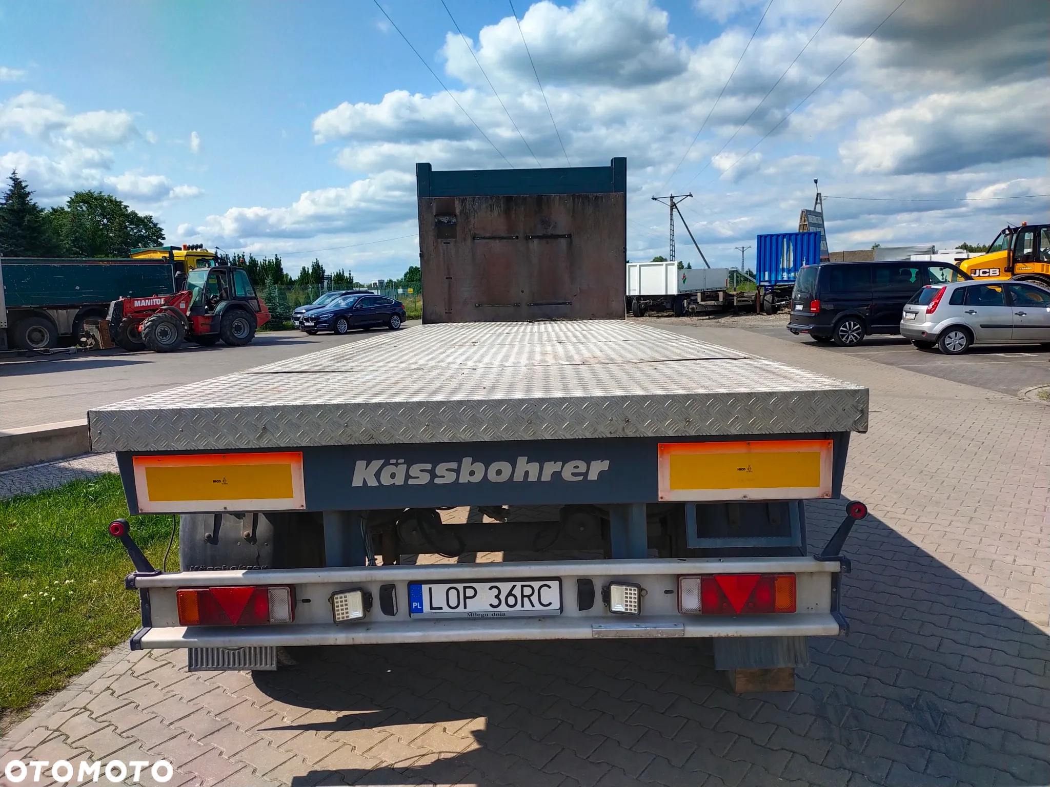 Kassbohrer Przyczepa platforma solidna gruba rama idealna do rolnictwa - 2