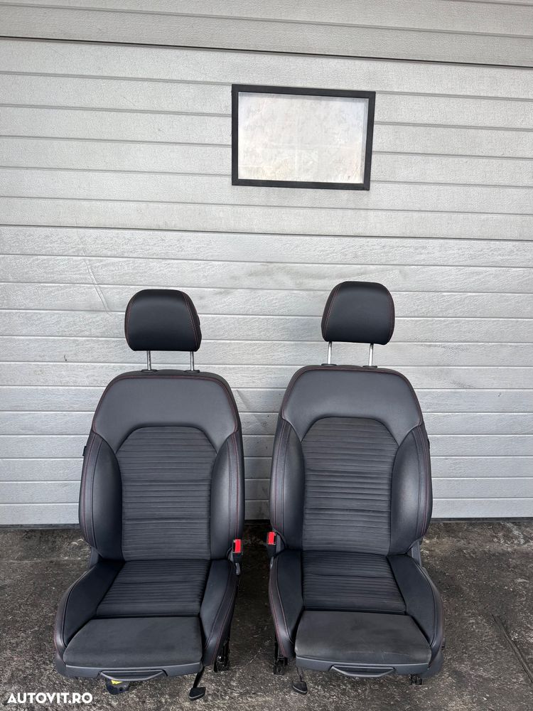 Set Scaune Față Sport Mercedes B-Class W246 (2017) Pachet AMG – Încălzite, Piele + Alcantara Recaro - 5
