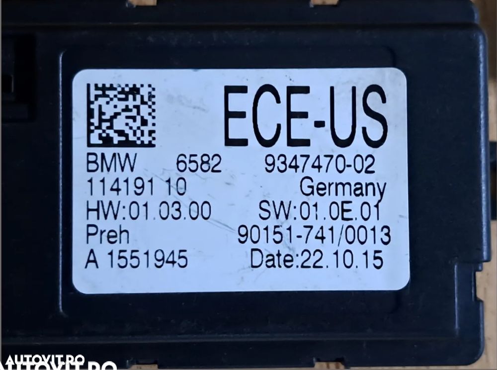 Calculator ECU modul control buton idrive Original BMW F20+LCI F22+LCI F30+LCI F32+LCI F10+LCI F01 LCI F48 F39 F25 F26 F15 - 2