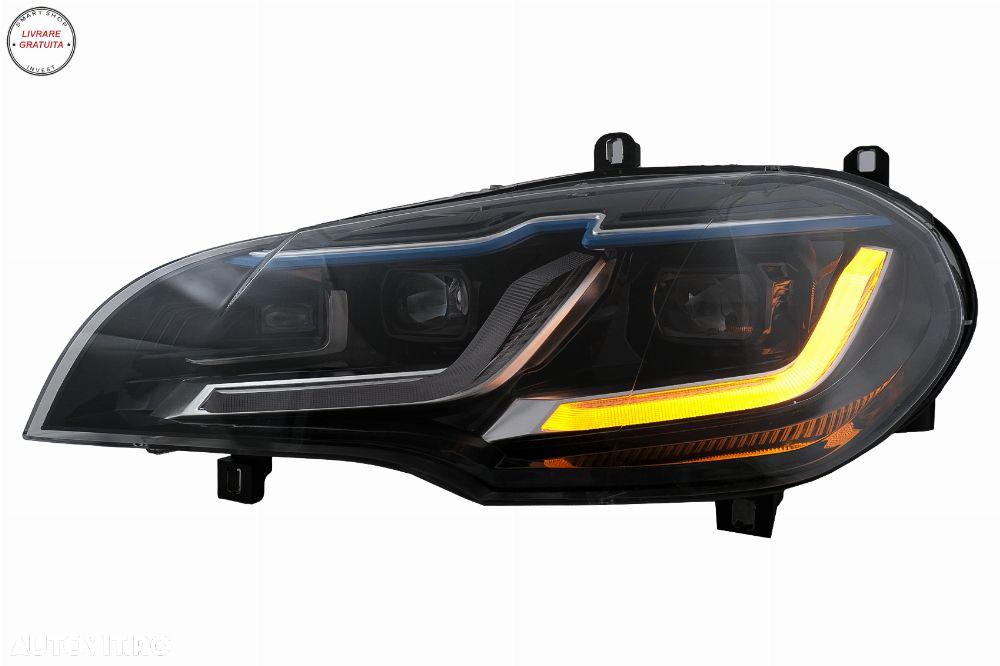 Faruri Full LED BMW X5 E70 (2007-2014) Conversie de la HID la LED- livrare gratuita - 8