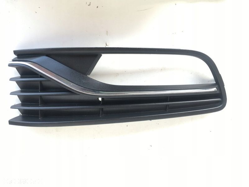 ATRAPA KRATKA ZDERZAKA VW PASSAT B7 10- LEWA CHROM - 1
