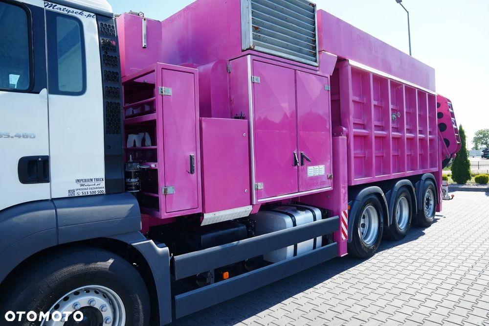 MAN TGS 35.480 / 8X4 / KOPARKA SSĄCA / ASENIZACYJNY / ŁADOWARKA PRÓŻNIOWA / WUKO / MTS SAUGBAGGER / STEROWANIE RADIOWE / - 16