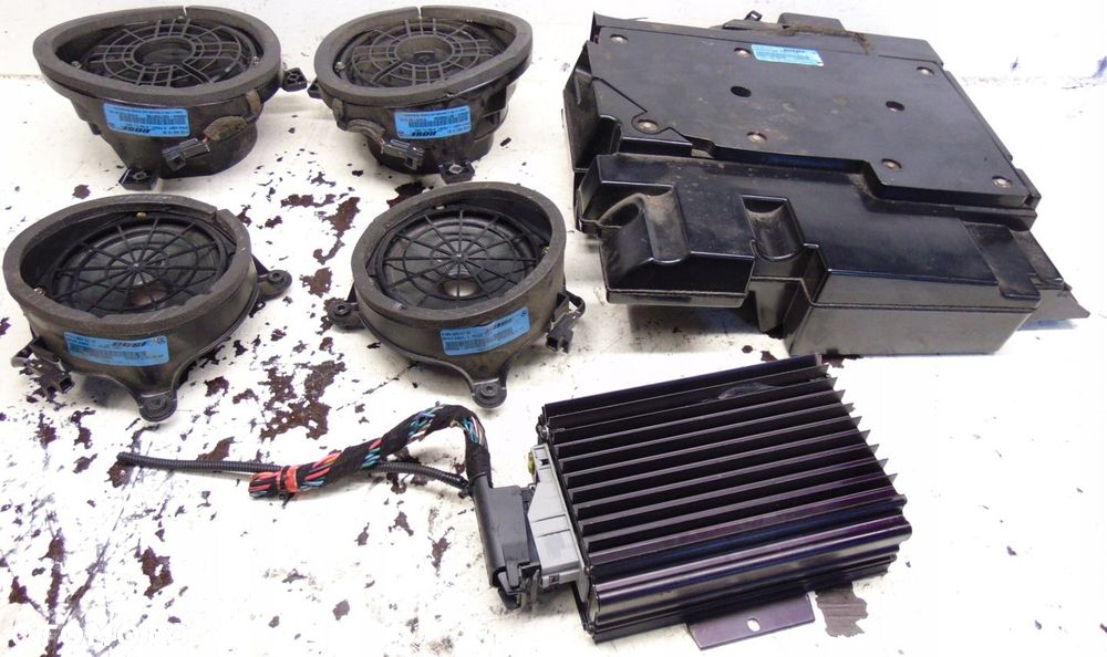 GŁOŚNIK BASOWY BOSE SUBWOOFER WZMACZNIAC GŁOŚNIKI KPL MERCEDES ML W163 LIFT - 1