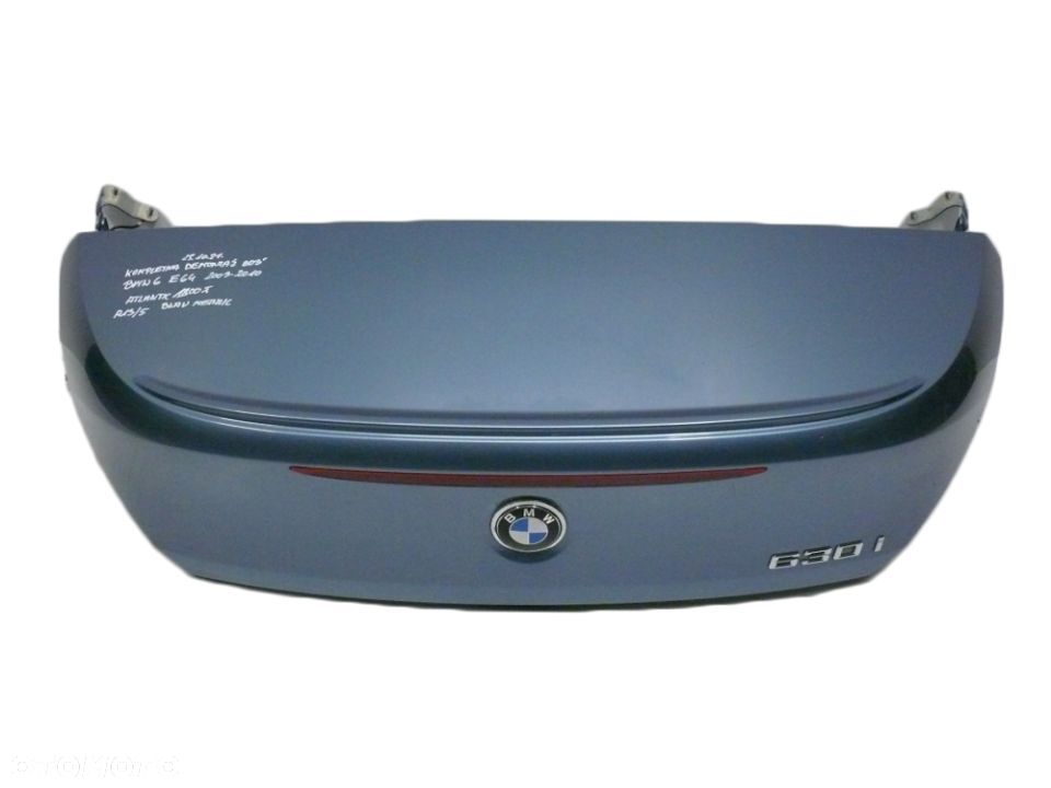 KLAPA TYLNA BAGAŻNIKA BMW E64 2003 2010 - 1