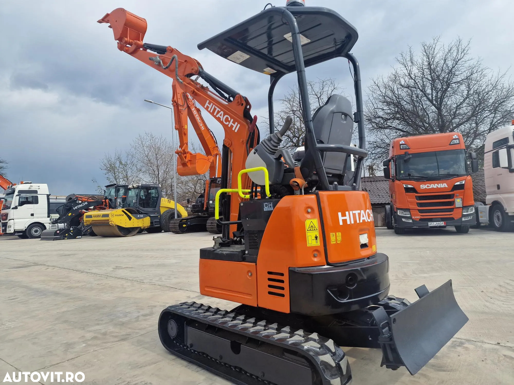 Hitachi ZX19, 2 tone, 2021, 1.689h, 19.900EUR+tva, CUPLA RAPIDA+3 cupe noi, rotire in gabarit, latime 1m, extinsii senile la 1,3m, FARA CABINA,  16CP, Inst picon, posibilitate leasing-PROMOTIE 19.900 EUR+Tva - 15
