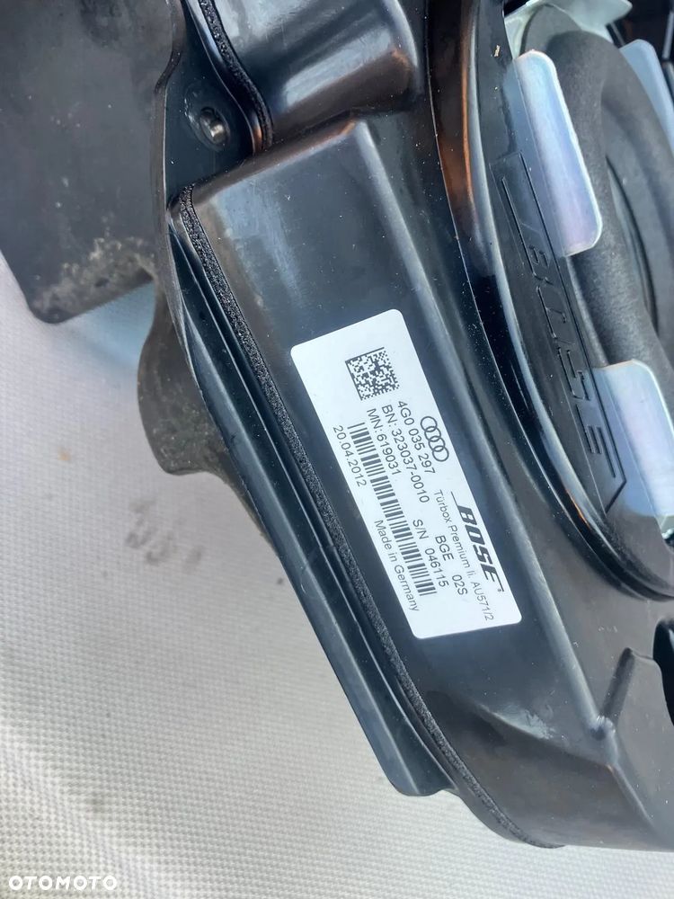ZESTAWA BOSE GŁOŚNIKI AUDI A6 C7 KOMBI 4G9035382A 4G0035297 4G0035298 - 5