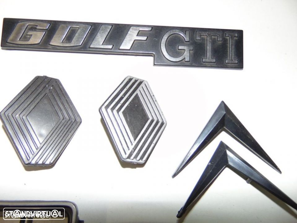 Renault, Citroen, Talbot, Golf, Rover e BMW - legendas e símbolos - 2