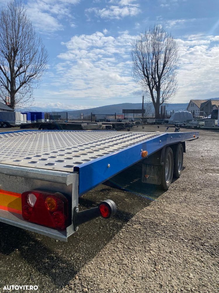 Niewiadow Remorca /Platforma auto 4.5m 2700kg Jupiter plina - 8