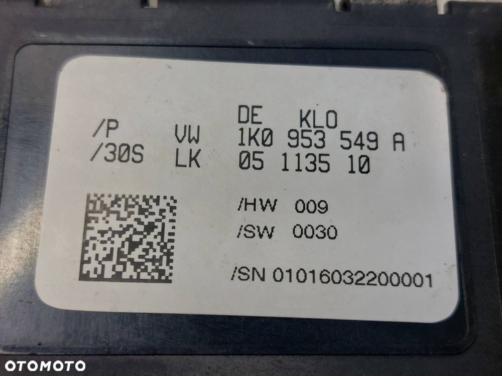 CZUJNIK KĄTA SKRĘTU AUDI A3 8P 1K0953549A - 3